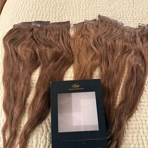 Luxy Chesnut Brown Hair Extensions